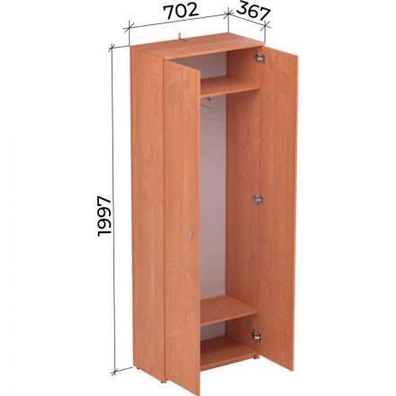 Шкаф Easy LT Оптима для одежды 702х367 Ольха В1997
