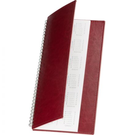 Планинг датированный 2026, бордо, 303х150 мм, 120стр, АТТАСНЕ Agenda