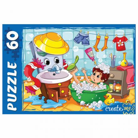 Пазл картонный "МАКСИ-ПАЗЛЫ", АССОРТИ, 180х125х40 мм, РК