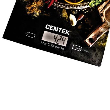 Весы кухонные CENTEK CT-2462 "Специи", электронный дисплей, max вес 5 кг, тарокомпенсация, стекло, CT-2462 Специи