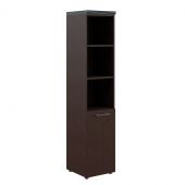 Шкаф колонка с глухой малой дверью и топом THC 42.5(R) Венге Магия 430х452х1968 TORR