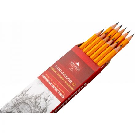 Карандаш чернографитный KOH-I-NOOR 1500/6B, б/ласт,150006B01170RU Карандаш чернографитный KOH-I-NOOR 1500/6B, б/ласт,150006B01170RU