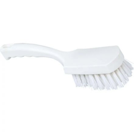 Щетка ручная FBK с короткой ручкой 275х70мм жесткая белая 10548-1