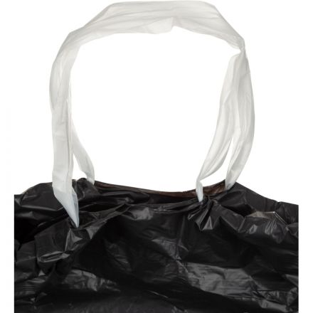 Мешки для мусора ПВД 40л 30мкм 20шт/рул черные 55х70см Luscan с завязками
