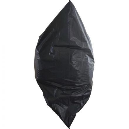 Мешки для мусора ПВД 40л 30мкм 20шт/рул черные 55х70см Luscan с завязками