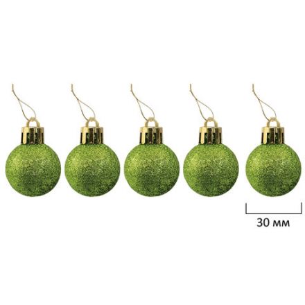 Шары новогодние ёлочные "Red&Lime", НАБОР 67 предметов, красный/зелёный, пластик, ЗОЛОТАЯ СКАЗКА, 592184