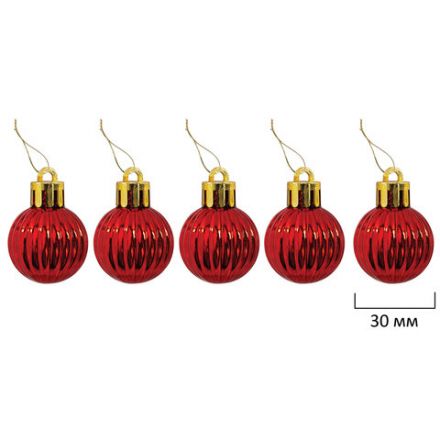 Шары новогодние ёлочные "Red&Lime", НАБОР 67 предметов, красный/зелёный, пластик, ЗОЛОТАЯ СКАЗКА, 592184