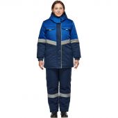 Костюм рабочий зимний женский з43-КПК вас/син (р.44-46) 158-164 (серия З)