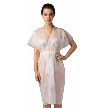 Халат н/с Кимоно спандбонд белый, 10шт/уп Халат н/с Кимоно спандбонд белый, 10шт/уп