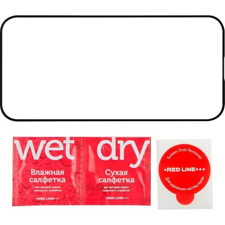 Защитное стекло Red Line УТ000039563 iPhone 16 FULL GLUE черный Защитное стекло Red Line УТ000039563 iPhone 16 FULL GLUE черный
