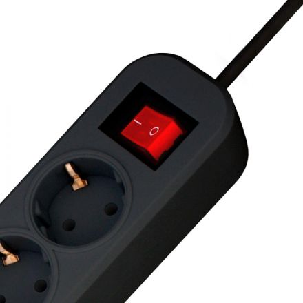 Сетевой фильтр Progix SF5PB3 (3м/5А/200Дж/черный)