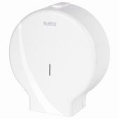 Диспенсер для туалетной бумаги LAIMA PROFESSIONAL ORIGINAL (Система T1), БОЛЬШОЙ, белый, ABS-пластик, 605768