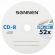 Диск CD-R SONNEN, 700 Mb, 52x, Cake Box (упаковка на шпиле) КОМПЛЕКТ 100 шт., 513533
