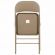 Стул складной BRABIX "Golf Plus CF-003 Комфорт", бежевый каркас, кожзам бежевый, 531567