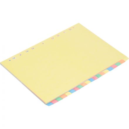 Разделитель листов Attache А4 картонный 20 листов разноцветный (297х210 мм)