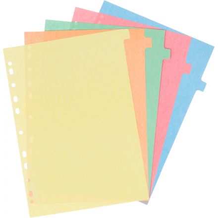Разделитель листов Attache А4 картонный 20 листов разноцветный (297х210 мм)