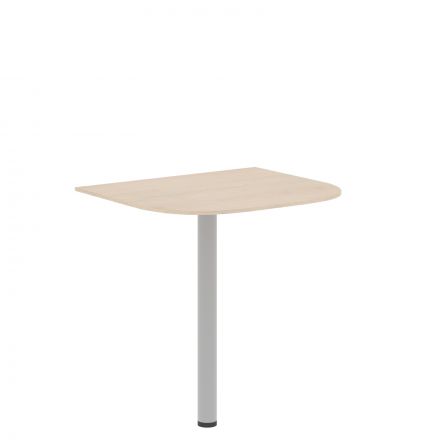 Приставка с опорой XR 706.1 Бук Тиара/Алюминий 700х600х750 Приставка с опорой XR 706.1 Бук Тиара/Алюминий 700х600х750