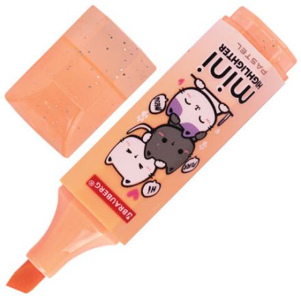 Текстовыделитель мини с принтами BRAUBERG "PASTEL", АССОРТИ В ПЛАСТИКОВОЙ БАНКЕ, 1-5 мм, 152536 Текстовыделитель мини с принтами BRAUBERG "PASTEL", АССОРТИ В ПЛАСТИКОВОЙ БАНКЕ, 1-5 мм, 152536