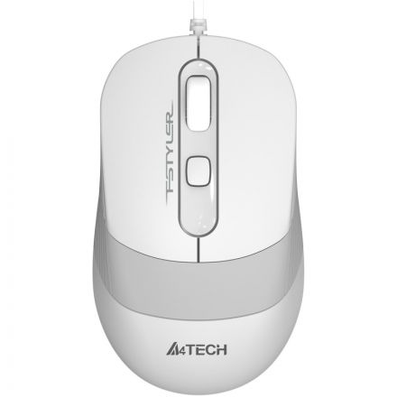Мышь компьютерная A4Tech Fstyler (FM10 WHITE)белый/серый оптич 1600dpi/4but
