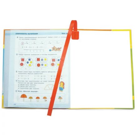 Закладка самоклеящиеся для книг, прямые, набор 6 шт,300мкм, оранж, 2921-111