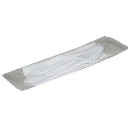 Набор одноразовой посуды 50 штук в упаковке Набор одноразовой посуды 50 штук в упаковке