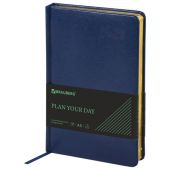 Ежедневник недатированный А5, 138х213 мм, BRAUBERG "Iguana" под кожу, 160 л., темно-синий, 125091 Ежедневник недатированный А5, 138х213 мм, BRAUBERG "Iguana" под кожу, 160 л., темно-синий, 125091