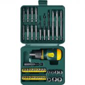 Отвертка KRAFTOOL реверсив, 43 предм (25556-H43)