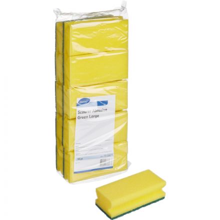 Губки для мытья посуды TASKI Scourer Abrasive L абразивная 19x6см 10шт/уп