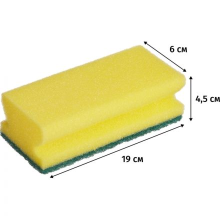 Губки для мытья посуды TASKI Scourer Abrasive L абразивная 19x6см 10шт/уп