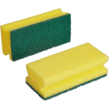 Губки для мытья посуды TASKI Scourer Abrasive L абразивная 19x6см 10шт/уп