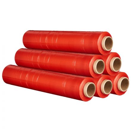 Стрейч-пленка для ручн.упак 20 мкм 50 смx217м красная 2кг нетто