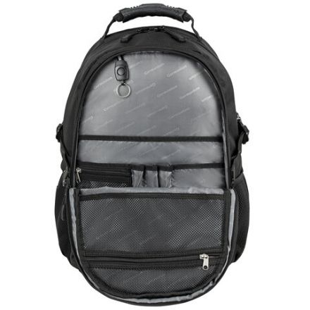 Рюкзак GERMANIUM "S-01" универсальный, с отделением для ноутбука, влагостойкий, черный, 47х32х20 см, 226947