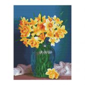 Алмазная мозаика ТРИ СОВЫ "Нарциссы", 30*40см, холст, картонная коробка с пластиковой ручкой Алмазная мозаика ТРИ СОВЫ "Нарциссы", 30*40см, холст, картонная коробка с пластиковой ручкой