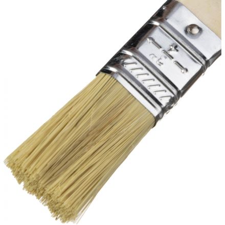 Кисть плоская 20 мм (3/4) натуральная щетина дер. ручка Сибртех 82260