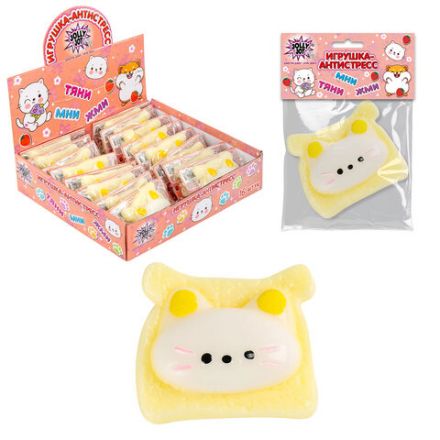 Игрушка-антистресс "КОТИК-ТОСТИК", 8х7 см, дисплей, JOLLY JOT (ДЖОЛЛИ ДЖОТ), 665784 Игрушка-антистресс "КОТИК-ТОСТИК", 8х7 см, дисплей, JOLLY JOT (ДЖОЛЛИ ДЖОТ), 665784