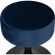 Табурет - Пуф LO_DOBRIN DANNY BLACK LM-2050_B-M_V-MJ9-117 синий велюр