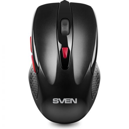 Мышь компьютерная SVEN RX-450W WLS черная, 5+1кл/1200-3200DPI (SV-021825) Мышь компьютерная SVEN RX-450W WLS черная, 5+1кл/1200-3200DPI (SV-021825)