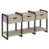 Loft Тумба на регулируемых опорах наборная. Вариант №4 VR.L-TN-4.O Дуб аттик/Чёрный металл 1440*460*719 Loft Тумба на регулируемых опорах наборная. Вариант №4 VR.L-TN-4.O Дуб аттик/Чёрный металл 1440*460*719