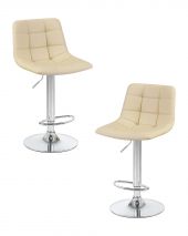 Набор 2 шт Стул барный DOBRIN TAILOR, кремовый