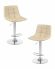 Набор 2 шт Стул барный DOBRIN TAILOR, кремовый