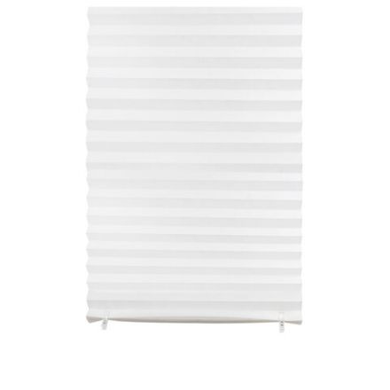 Жалюзи-плиссе, штора тканевая самоклеящаяся BRABIX, 60х180 см, СТАНДАРТ+, 80 г/м2, цвет белый, 1 шт., 700007