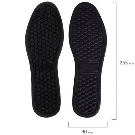 Стельки для обуви с МАССАЖНЫМ ЭФФЕТОМ, материал HI-POLY, размер RU 34-39 / EU 35-40, с линиями выреза, SHEGRA (ШЕГРА), 700754