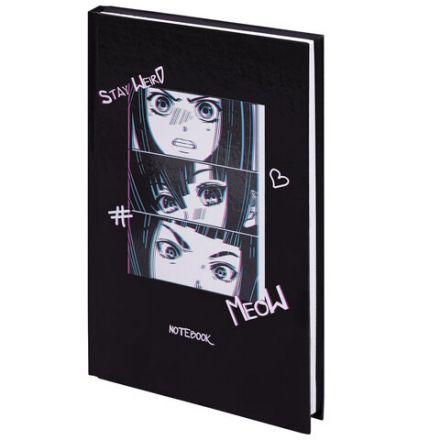 Блокнот А5 (134х206 мм), 80 л., твёрдый, клетка, STAFF, "Аниме", 114409 Блокнот А5 (134х206 мм), 80 л., твёрдый, клетка, STAFF, "Аниме", 114409