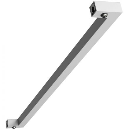 Держатель -Рейлинг РЭ_RAPIDO RP-450W, 450мм, белый (701108)