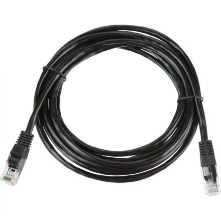 Патч-корд BigTech OPCC010 UTP CCA кат.5e/3м/литой/многожильный (черный)