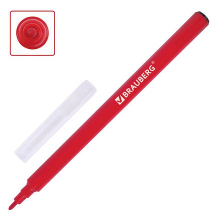 Фломастеры кросс-серия МИЛЫЕ КОТЫ, 12 цветов, вентилируемый колпачок, картонная коробка с европодвесом, BRAUBERG, 152620