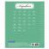 Тетрадь 24 л. BRAUBERG ЭКО "5-КА", линия, обложка картон 170 г/м2, ЗЕЛЕНАЯ, 403004