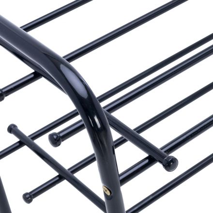 Обувница Leset Комо 3 с колесами, Чёрный