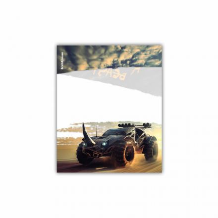 Обложки ПП для тетрадей и дневников ERICH KRAUSE "Road Beast", КОМПЛЕКТ 12 шт., 80 мкм, 212х347 мм, 63507