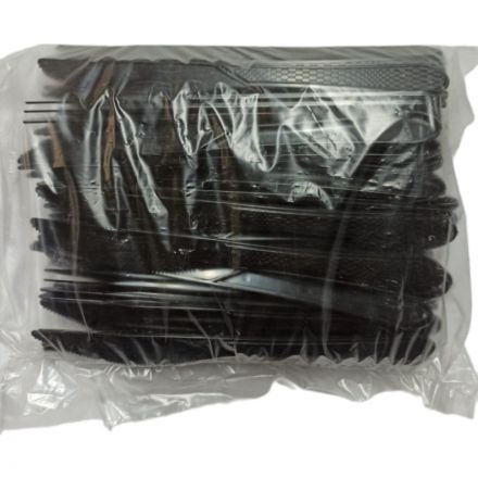 Нож одноразовый черный ЛЮКС 17см 3000 шт/кор